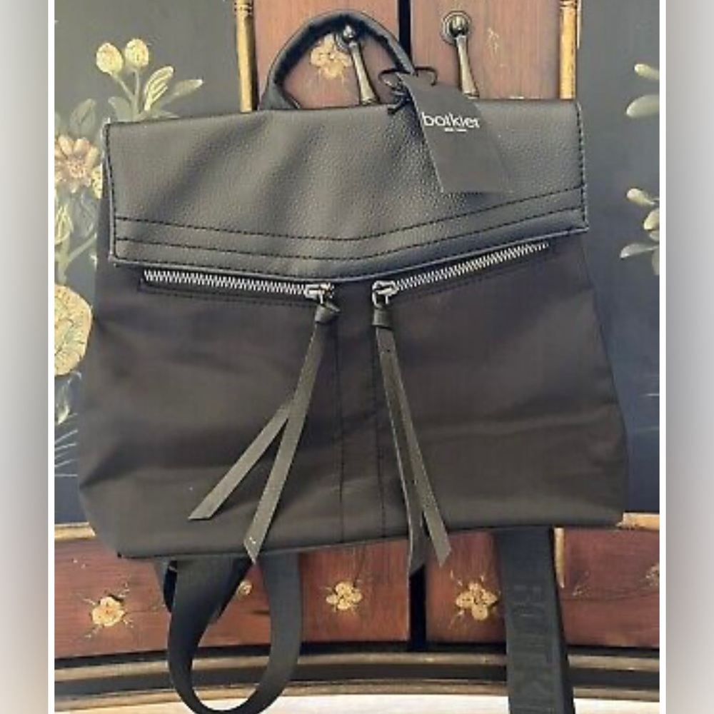 Botkier Trigger Mini Nylon Backpack - Black - Picture 6 of 8